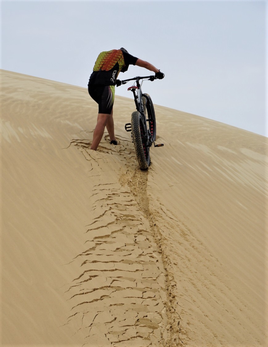 Fatbike e as dunas fofas de Itapiruba