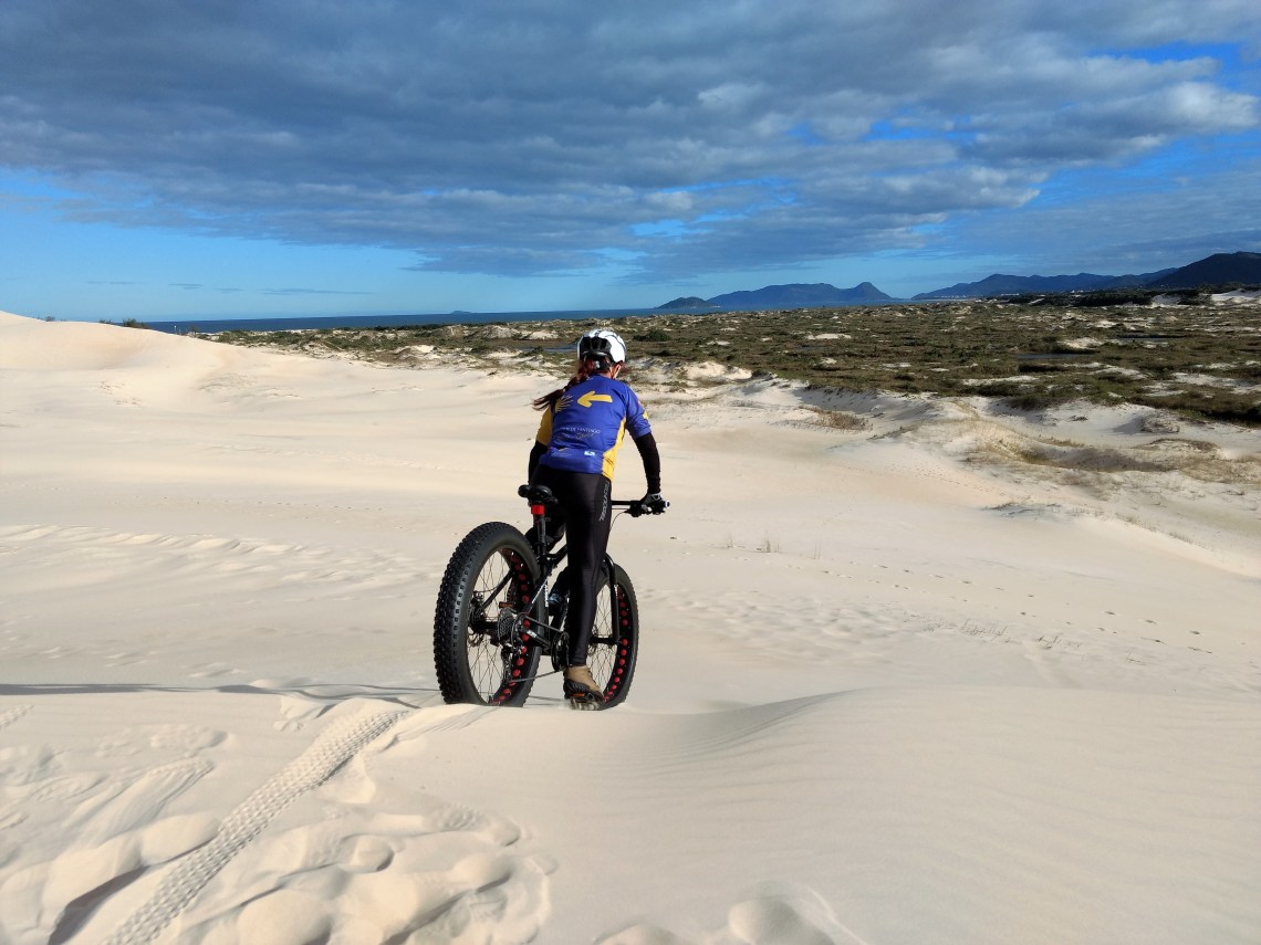 Dunas e o sul da ilha