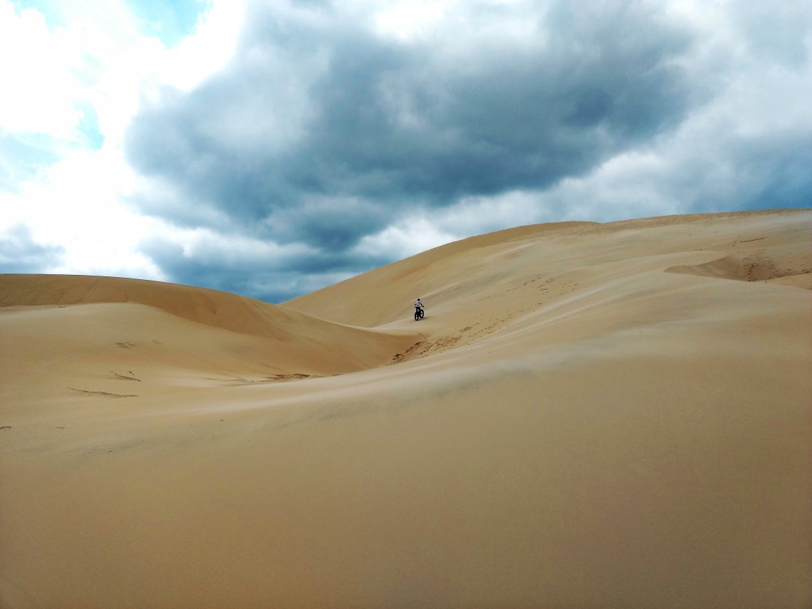 Lateral da duna mais alta