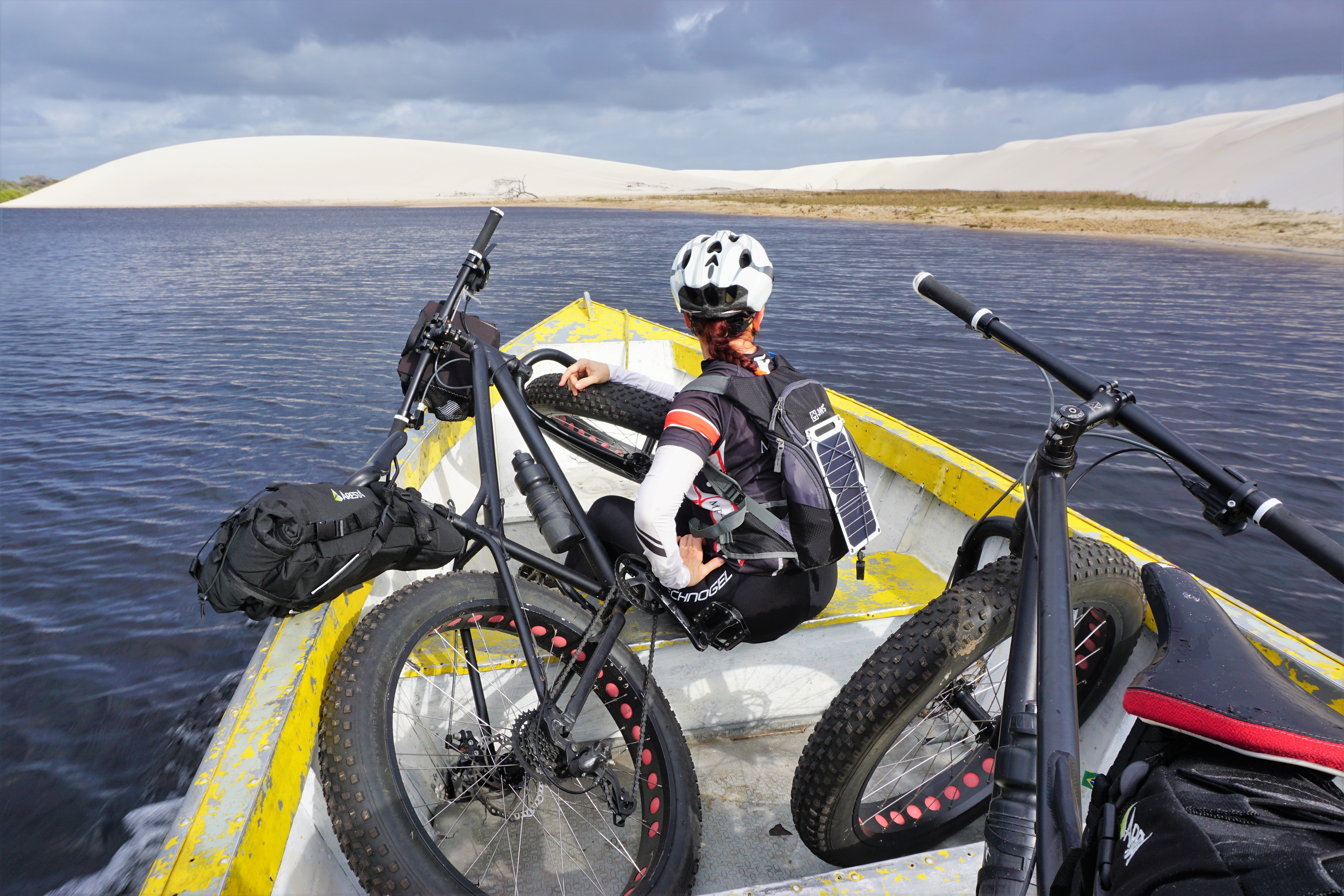 Voltando de barco para os Lençóis Maranhenses